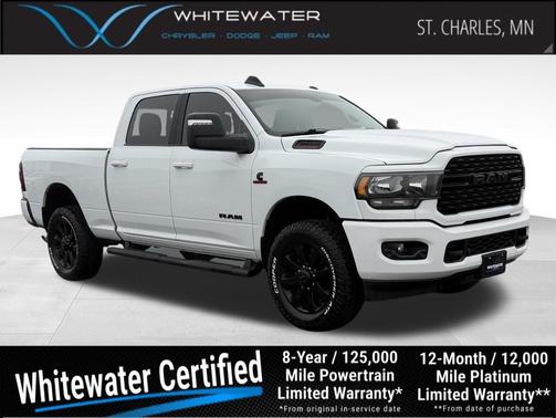 Bright White Clearcoat 2024 RAM 2500 Big Horn Crew Cab 4x4 6'4' Box