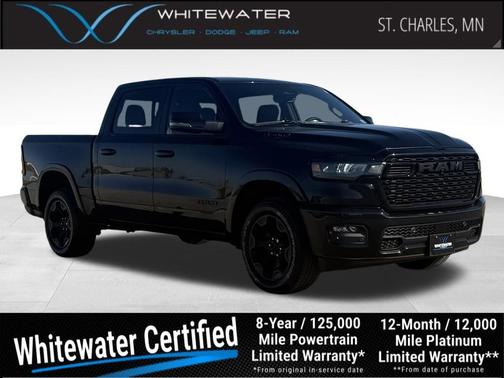 Diamond Black Crystal Pearlcoat 2025 RAM 1500 Big Horn/Lone Star