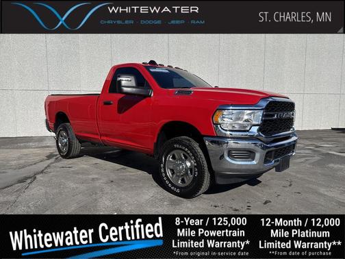 Flame Red Clearcoat 2024 RAM 2500 Tradesman Regular Cab 4x4 8' Box