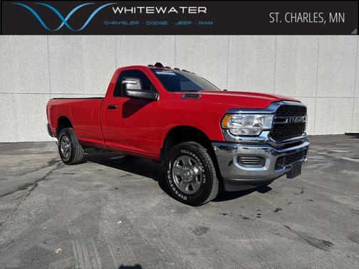 Flame Red Clearcoat 2024 RAM 2500 Tradesman Regular Cab 4x4 8' Box