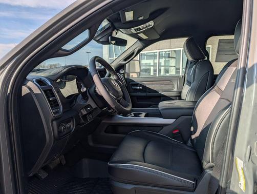 Ceramic Gray Clearcoat 2026 RAM 3500 Laramie Mega Cab 4x4 6'4' Box