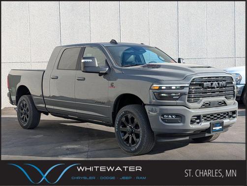 Ceramic Gray Clearcoat 2026 RAM 3500 Laramie Mega Cab 4x4 6'4' Box