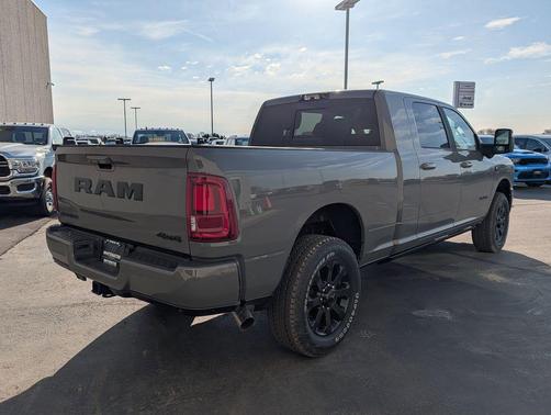 Ceramic Gray Clearcoat 2026 RAM 3500 Laramie Mega Cab 4x4 6'4' Box