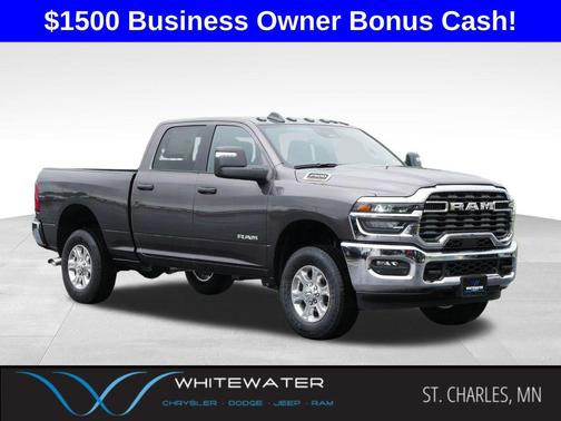 Granite Crystal Metallic Clearcoat 2025 RAM 2500 Big Horn Crew Cab 4x4 6'4' Box