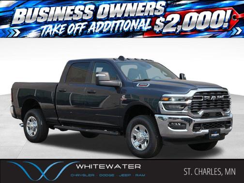 Forged Blue Metallic 2026 RAM 3500 Tradesman Crew Cab 4x4 6'4' Box