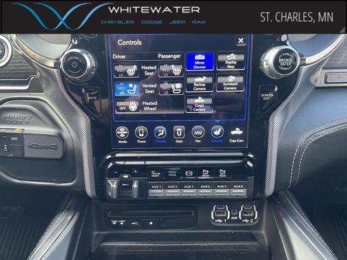 Bright White Clearcoat 2019 RAM 3500 Limited Mega Cab 4x4 6'4' Box