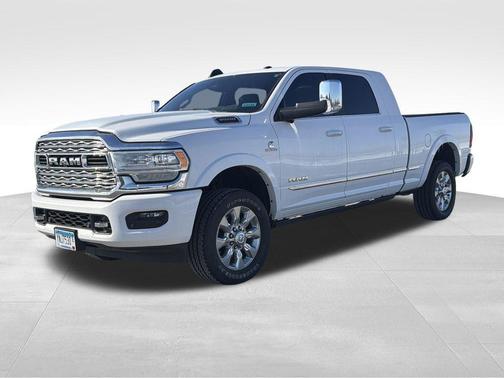 Bright White Clearcoat 2019 RAM 3500 Limited Mega Cab 4x4 6'4' Box