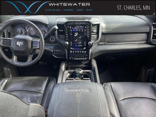 Bright White Clearcoat 2019 RAM 3500 Limited Mega Cab 4x4 6'4' Box