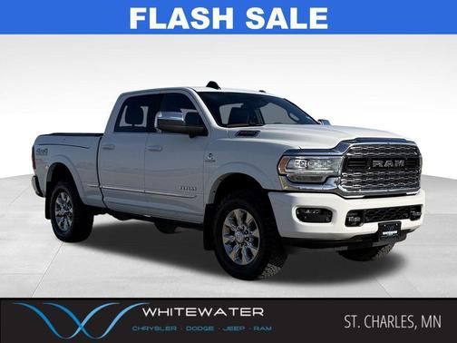 Bright White Clearcoat 2019 RAM 2500 Limited Crew Cab 4x4 6'4' Box