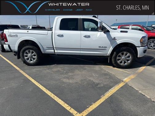 Bright White Clearcoat 2019 RAM 2500 Limited Crew Cab 4x4 6'4' Box