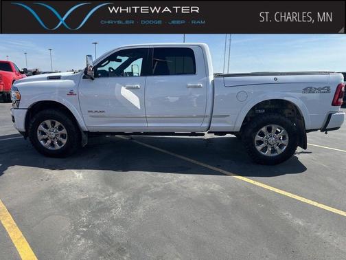 Bright White Clearcoat 2019 RAM 2500 Limited Crew Cab 4x4 6'4' Box