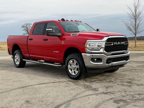 Flame Red Clearcoat 2023 RAM 2500 Big Horn Crew Cab 4x4 6'4' Box