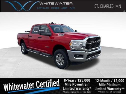 Flame Red Clearcoat 2023 RAM 2500 Big Horn Crew Cab 4x4 6'4' Box