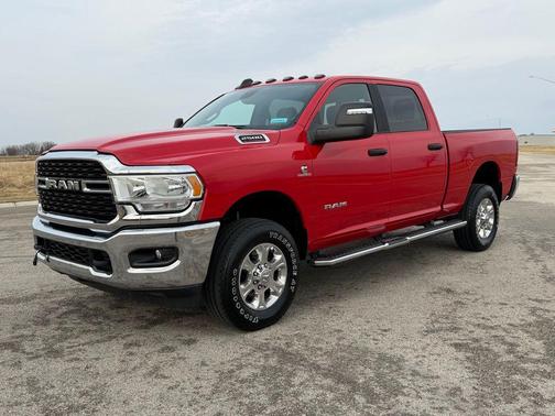 Flame Red Clearcoat 2023 RAM 2500 Big Horn Crew Cab 4x4 6'4' Box