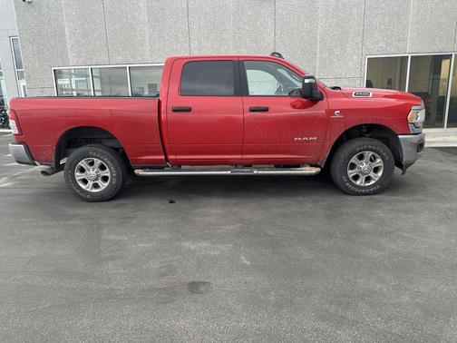 Flame Red Clearcoat 2023 RAM 2500 Big Horn Crew Cab 4x4 6'4' Box