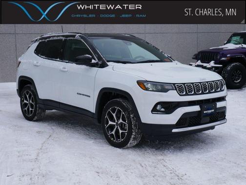 Bright White Clearcoat 2026 Jeep Compass Limited
