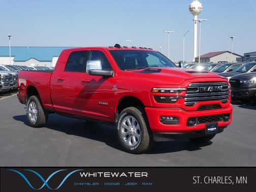 Flame Red Clearcoat 2026 RAM 2500 Laramie Mega Cab 4x4 6'4' Box