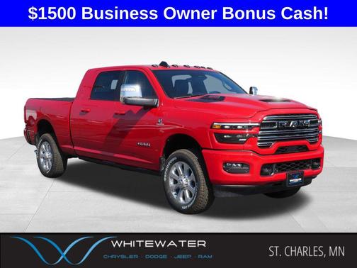 Flame Red Clearcoat 2026 RAM 2500 Laramie Mega Cab 4x4 6'4' Box