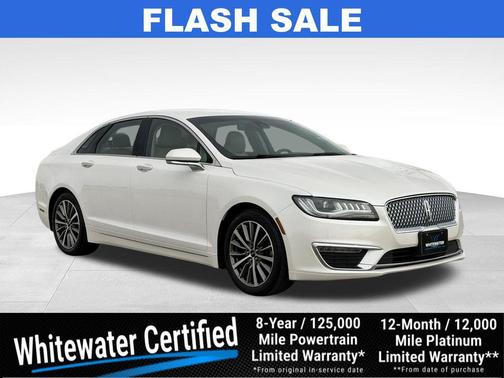 White Platinum Metallic Tri-Coat 2019 Lincoln MKZ Standard