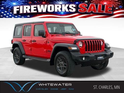Firecracker Red Clearcoat 2024 Jeep Wrangler Sport S