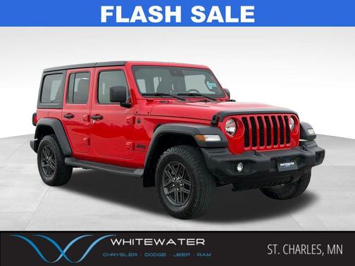 Firecracker Red Clearcoat 2024 Jeep Wrangler Sport S
