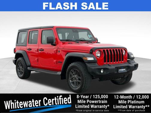 Firecracker Red Clearcoat 2024 Jeep Wrangler Sport S