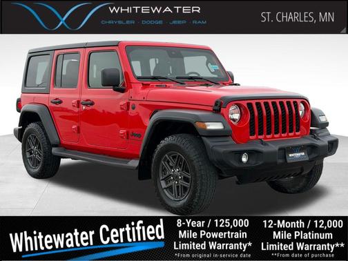 Firecracker Red Clearcoat 2024 Jeep Wrangler Sport S