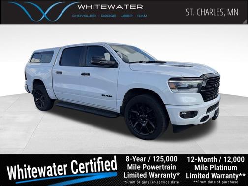 Ivory White Tri-Coat Pearlcoat 2023 RAM 1500 Laramie