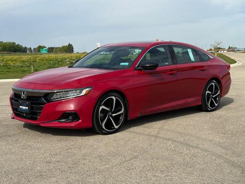 San Marino Red 2021 Honda Accord Sport 2.0T