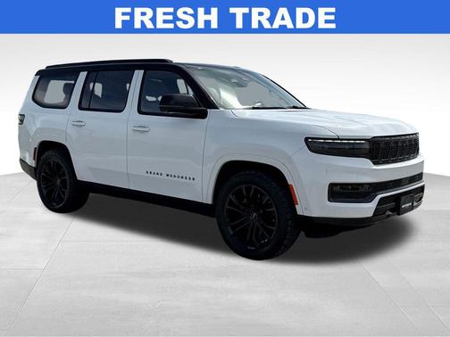 Bright White 2023 Jeep Grand Wagoneer Series II Obsidian