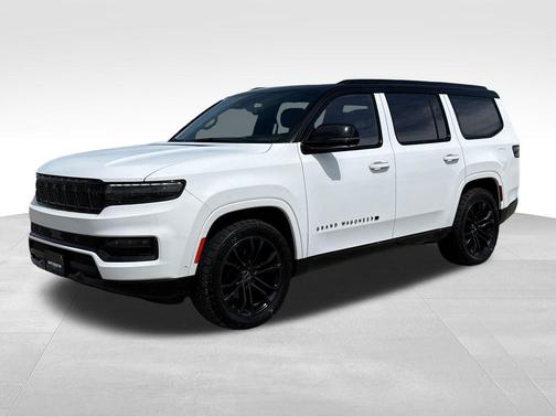 Bright White 2023 Jeep Grand Wagoneer Series II Obsidian
