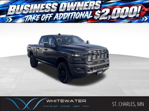 Granite Crystal Metallic Clearcoat 2026 RAM 2500 Big Horn Crew Cab 4x4 6'4' Box