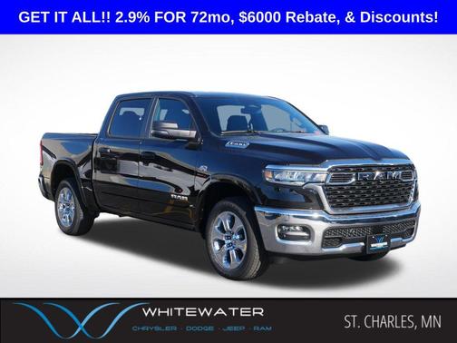 Diamond Black Crystal Pearlcoat 2026 RAM 1500 Big Horn/Lone Star