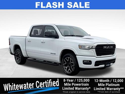 Bright White Clearcoat 2025 RAM 1500 Laramie