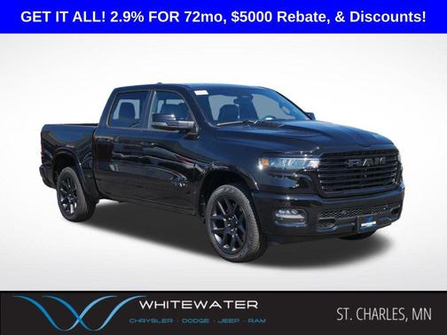 Diamond Black Crystal Pearlcoat 2026 RAM 1500 Laramie