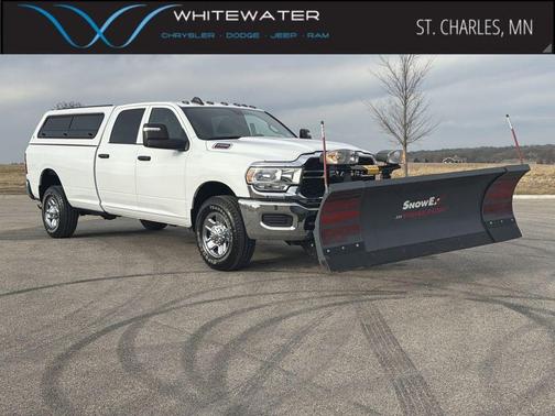 Bright White Clearcoat 2024 RAM 2500 Tradesman Crew Cab 4x4 8' Box