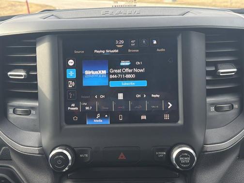 Bright White Clearcoat 2024 RAM 2500 Tradesman Crew Cab 4x4 8' Box