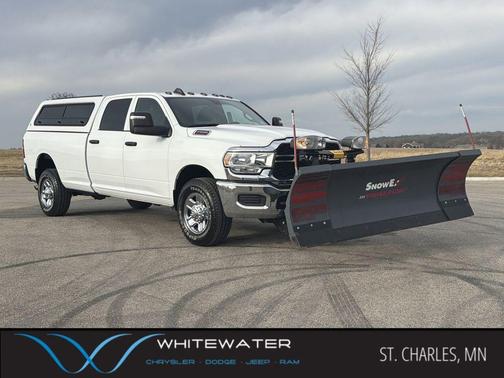 Bright White Clearcoat 2024 RAM 2500 Tradesman Crew Cab 4x4 8' Box