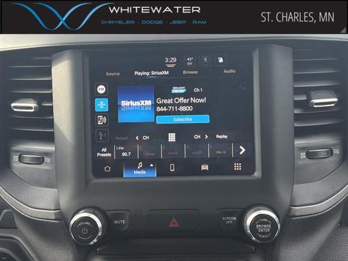 Bright White Clearcoat 2024 RAM 2500 Tradesman Crew Cab 4x4 8' Box