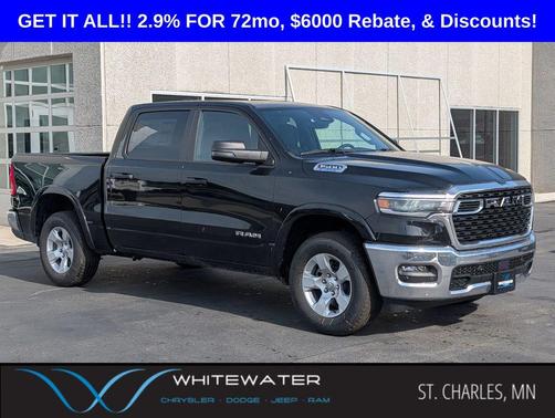 Diamond Black Crystal Pearlcoat 2026 RAM 1500 Big Horn/Lone Star