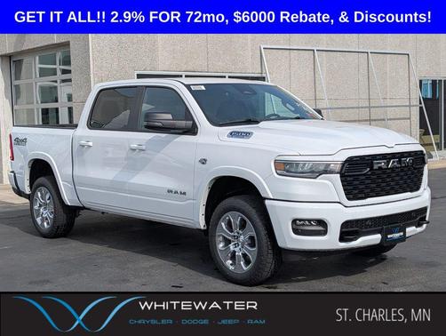 Bright White Clearcoat 2026 RAM 1500 Big Horn/Lone Star
