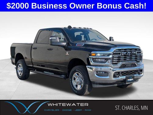 Diamond Black Crystal Pearlcoat 2026 RAM 3500 Tradesman Crew Cab 4x4 6'4' Box