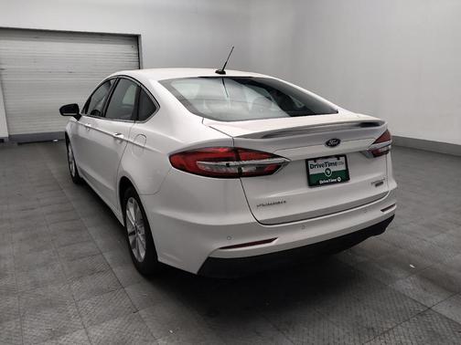 Oxford White 2020 Ford Fusion Plug-In Hybrid Titanium