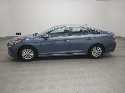 Blue 2016 Hyundai SONATA Hybrid SE