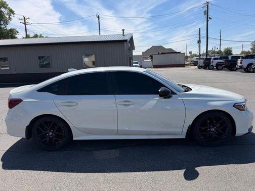 Platinum White 2025 Honda Civic Sport