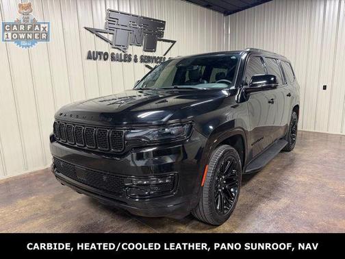 Diamond Black Crystal Pearlcoat 2024 Jeep Wagoneer Series II Carbide 4x4