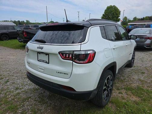 Bright White Clearcoat 2023 Jeep Compass Limited