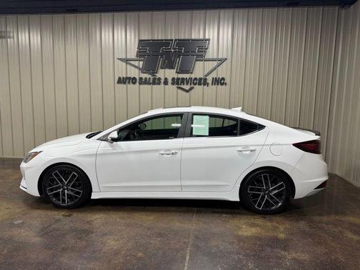 Ceramic White 2019 Hyundai ELANTRA Sport