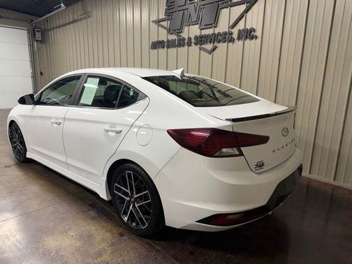 Ceramic White 2019 Hyundai ELANTRA Sport
