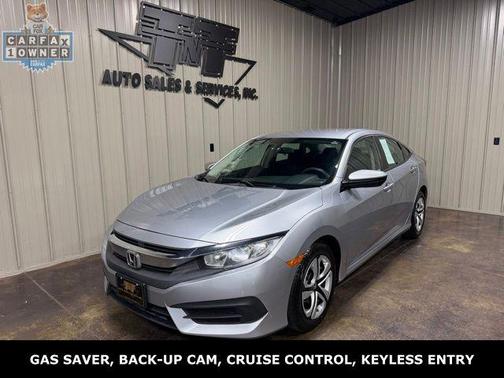 Silver Metallic 2018 Honda Civic LX